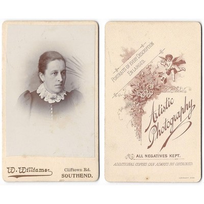 CDV Victorian Lady Carte de Visite Williams of Southend