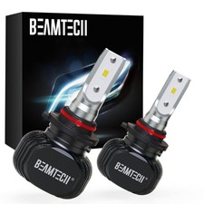 9005/HB3 Bulbs, S1 Series Fanless Fog Light 300 Brighter 6500K Xenon White, ...