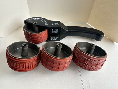 Stampin Around Roller mit Stempelgummirädern Konvolut / Lot 