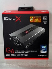 Creative Sound BlasterX G6 SB1770 Hi-Res Gaming DAC USB External Sound Card