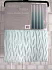 New Hudson & Essex Green Ombre Fabric Shower Curtain 72" x 72" — photo 6