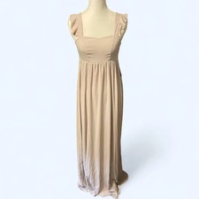 Beige floor length dress grecian style SHOW ME YOUR MUMU