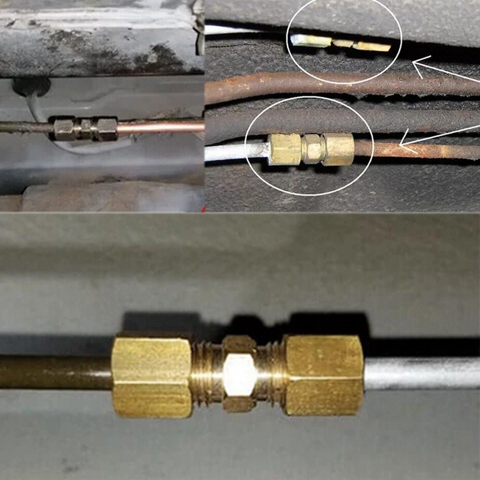 10x Schnell-verbinder Für Bremsleitung Din 4,75 Mm 3/16 Ohne Bördeln Bördelgerät - Bild 4 von 4