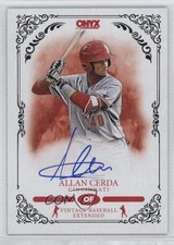 2022 Onyx Vintage Extended Auto Blue Ink /400 Allan Cerda #VAAC Auto 19l7