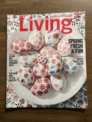 Martha Stewart Living Magazine April 2017 Vintage Ads Recipes Holidays Easter