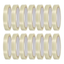 14 Rolls Filament Strapping Tape, 9/16"x21.9yd Fiberglass Mesh Packaging