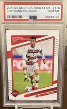 🔥 Panini Donruss Road to Qatar Cristiano Ronaldo #116 PSA 10 Portugal Soccer