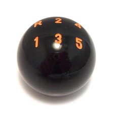 Oem Ferrari Mondial T Orange Fill Numbers 5 Speed Original Shift Knob