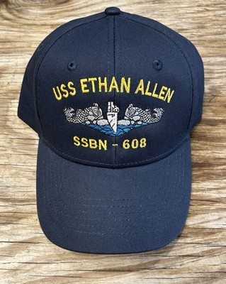 USS Andrew Jackson SSBN-619 Embroidered Baseball Cap | Great Gift for Veteran, Active Duty | Available in 3 Colors