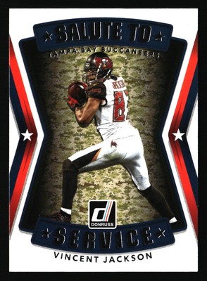 Vincent Jackson 2017 Donruss #13 FOOTBALL Card
