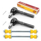 Front Sway Bar & Outer Tie Rod End Kit for 2000-2001 Dodge Ram 1500 4 PCS