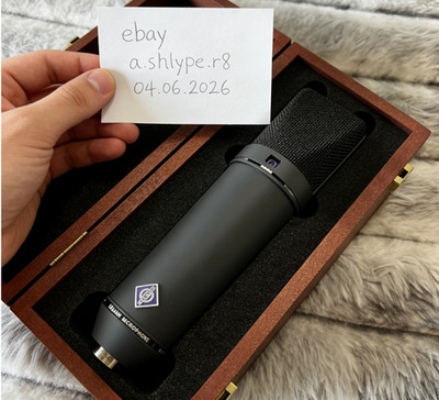 Neumann U87 Ai Microphone w/ Wood Case & Shockmount * Brand New * U-87 Mic