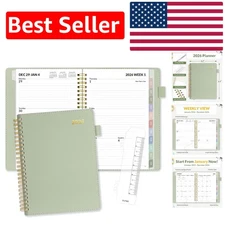 Stylish 2026 Planner - Weekly & Monthly Views, Thick Paper, Lightweight Design