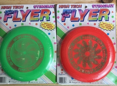 Vintage 1991 Imperial High Tech Flyer Lot Of 2 Frisbees SX-10 Z-100 NEW & SEALED
