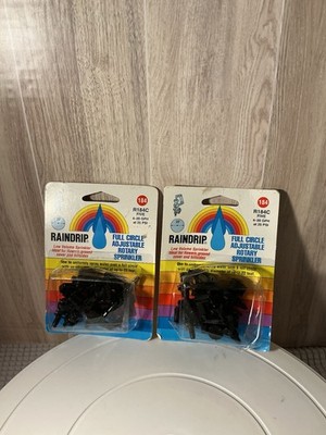 Raindrip R184c Full Circle Adjustable Stream Sprayers 2 Packs of 5pcs