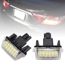 2Pcs For Toyota Avensis Verso Yaris Auris LED Rear Licence Number Plate Light