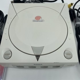Vintage Sega Dreamcast Console Console Gaming System White HKT-3020