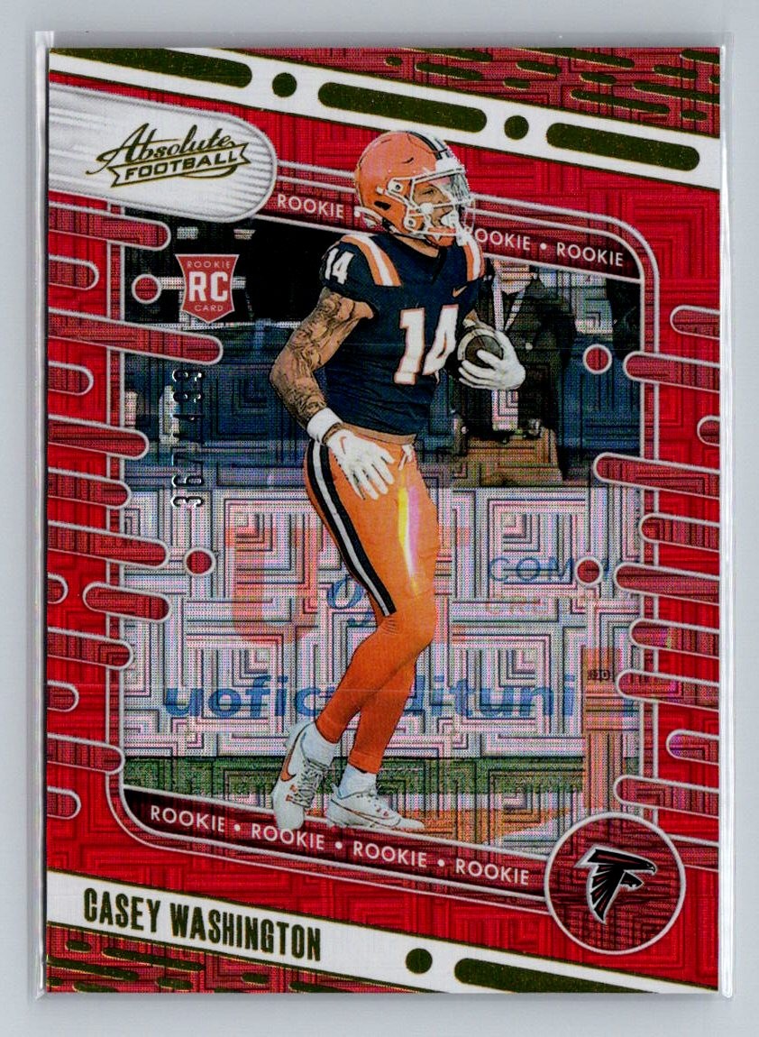 Casey Washington Panini Absolute #101 Red Squares