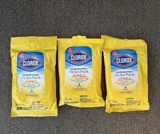 3 Pack Clorox  Disinfecting Wet Wipes (9 pieces)