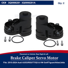 2pcs Rear EPB Caliper Servo Motor for Audi A3...