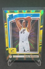 2024-25 Panini Donruss - Rated Rookie Cody Williams #230 Holo Green Laser (RC)