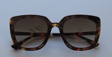 Vince Camuto Women's Oversized Square Sunglasses Tortoise/Gold VC964 TS NWT 65