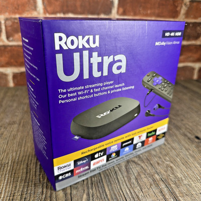Roku Ultra 4K HDR10+ Dolby Vision Wi-Fi 6 Streaming Player - Voice Remote