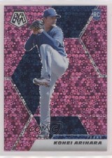 2021 Panini Mosaic Rookie Quick Pitch Pink Prizm 4/20 Kohei Arihara #251 0c2