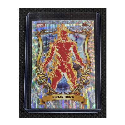 Topps Finest Fantastic Four 65th ''Astonishing'' Human Torch AS-03 Alex Ross
