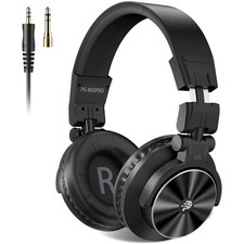 Wired Over Ear Headphones: Studio Monitor Headphones - Professional 40kHz Hi-...
