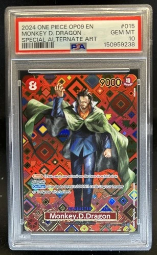 2024 One Piece Monkey.D.Dragon Special Alt Art #OP07-015 PSA 10