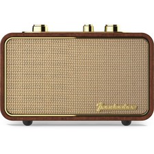 Retro Wood Bluetooth Radio with Built-in Speakers, Wireless Portable Speakers...
