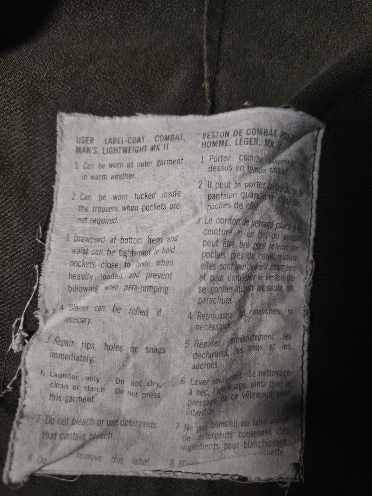 Canadian Armed Forces Combat Jacket, Lightweight … - image 1