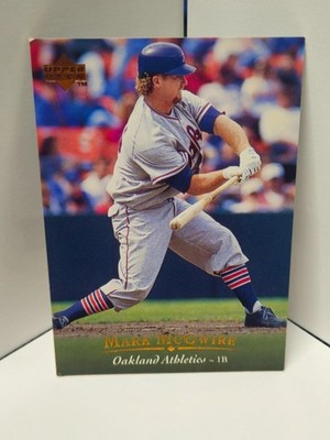 Mark McGwire 1995 Upper Deck - #35 Oakland A's Former Home Run King Vintage 90s