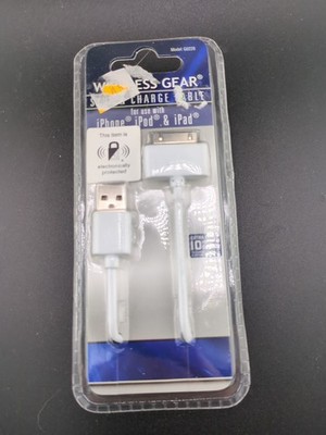 NEW Wireless gear Sync And Charge Cable for Classic IPhone iPod & iPad 10ft USB