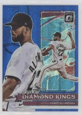 2022 Donruss Optic Diamond Kings Blue Pandora Prizm 17/99 Sandy Alcantara 0v33
