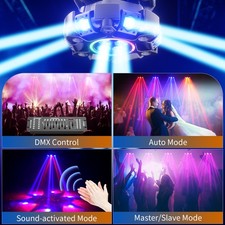 180W Laser Light RGBW LED Moving Head Disco Stage Lighting Beam DMX512 Party DJ