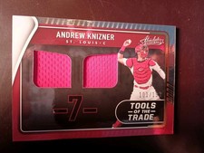 2022 Panini Absolute - Tools of the Trade Double Swatch Andrew Knizner #TTT2-AK