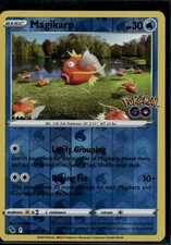 Carta Pokemon Magikarp Comune Pokemon GO 021/078 Acqua Reverse Holo
