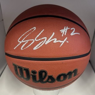 SHAI GILGEOUS ALEXANDER Signed Wilson NBA Basketball Certified Nice!