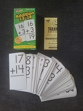 Addition Flash Cards 13  18 Trend Enterprises Math Learning Cards