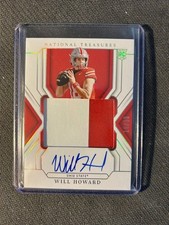 2025 Panini National Treasures WILL HOWARD RC #16/39 Patch Auto