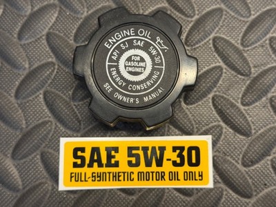 16-23 Toyota Tacoma Truck 0W20 to 5W30 Conversion swap Engine OIL CAP & STICKER
