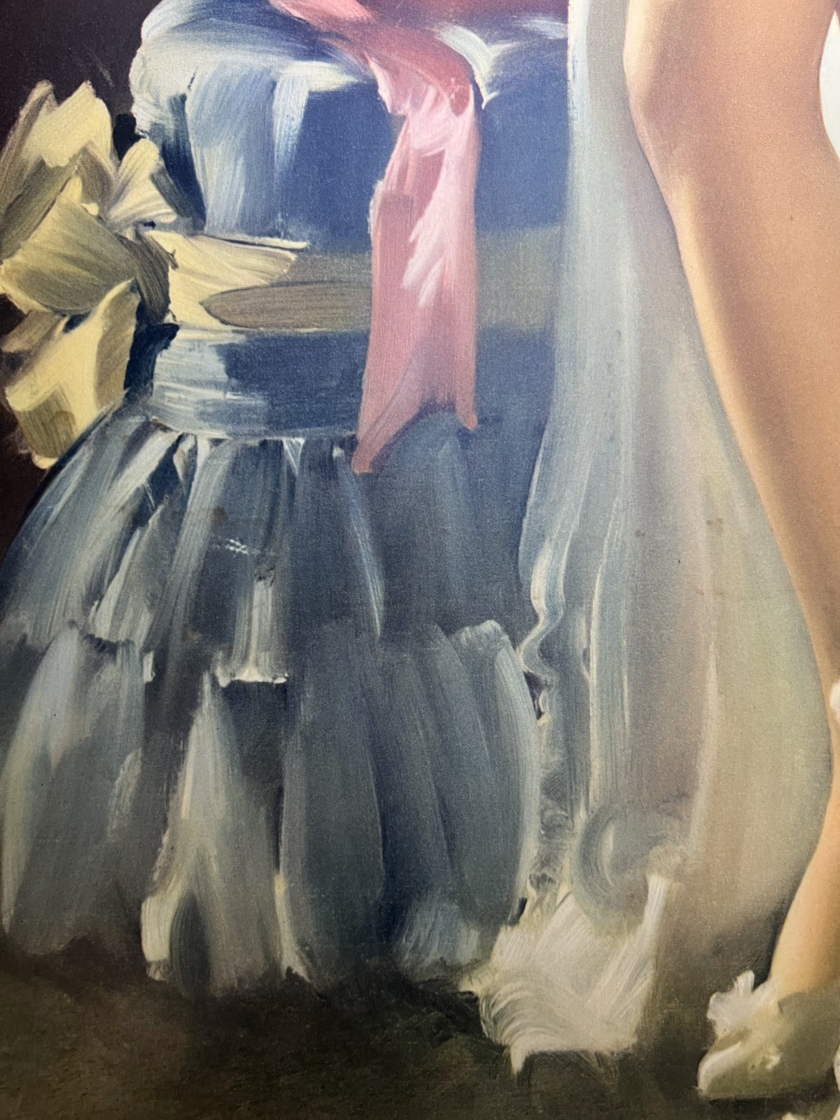 Ideal-Large Vintage Mid-20th PinUp Offset Lithograph Poster-Haddon Sundblom