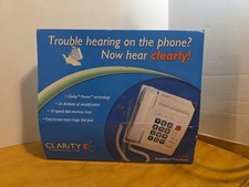 Clarity W1000 Amplified Telephone for Hearing Impaired 4x Louder IN BOX