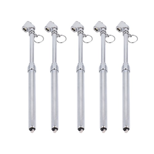 ^5 Pcs Pencil Tire Pressure Gauge 10 To 160PSI Dual Head Air Pressure Gauge - Picture 12 of 12