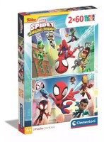 Clementoni: Puzzle 2X60El. - Spidey - Clementoni