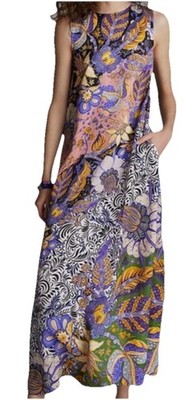 black maxi dress with roses FARM Rio Black Latin Roses 3d Flower Layered Maxi Dress, Latin Roses Black / XXS