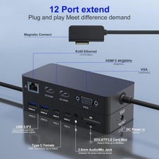 Expansion Dock Surface Computer Dedicated - Magnetic Connect Docking Station
