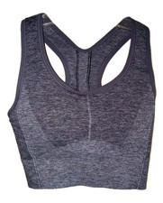 Woman's All In Motion Grey Medium Seamless Sports Bra